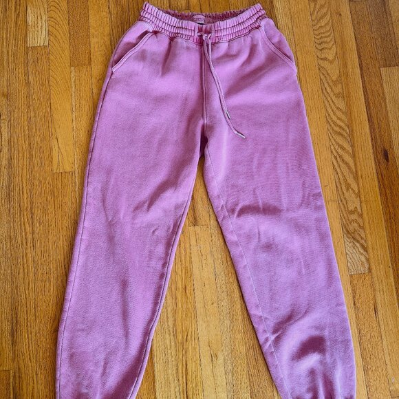 Abercrombie & Fitch Pink Sweatpants Size Small - Picture 1 of 5